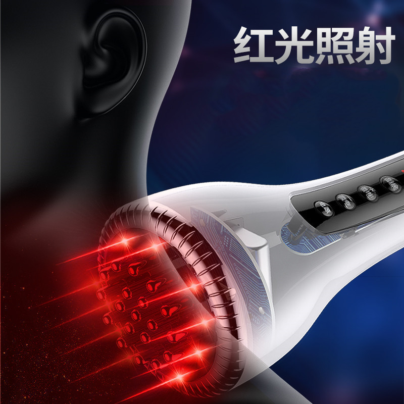 電動五行経絡ブラシ掻爬疎通器全身通用リンパ頭皮部マッサージ器痩せブラシ足櫛神器|undefined
