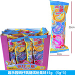 趣乐园碗仔跳糖碗仔糖21g碗装压片糖果儿童休闲糖果网红怀旧零食