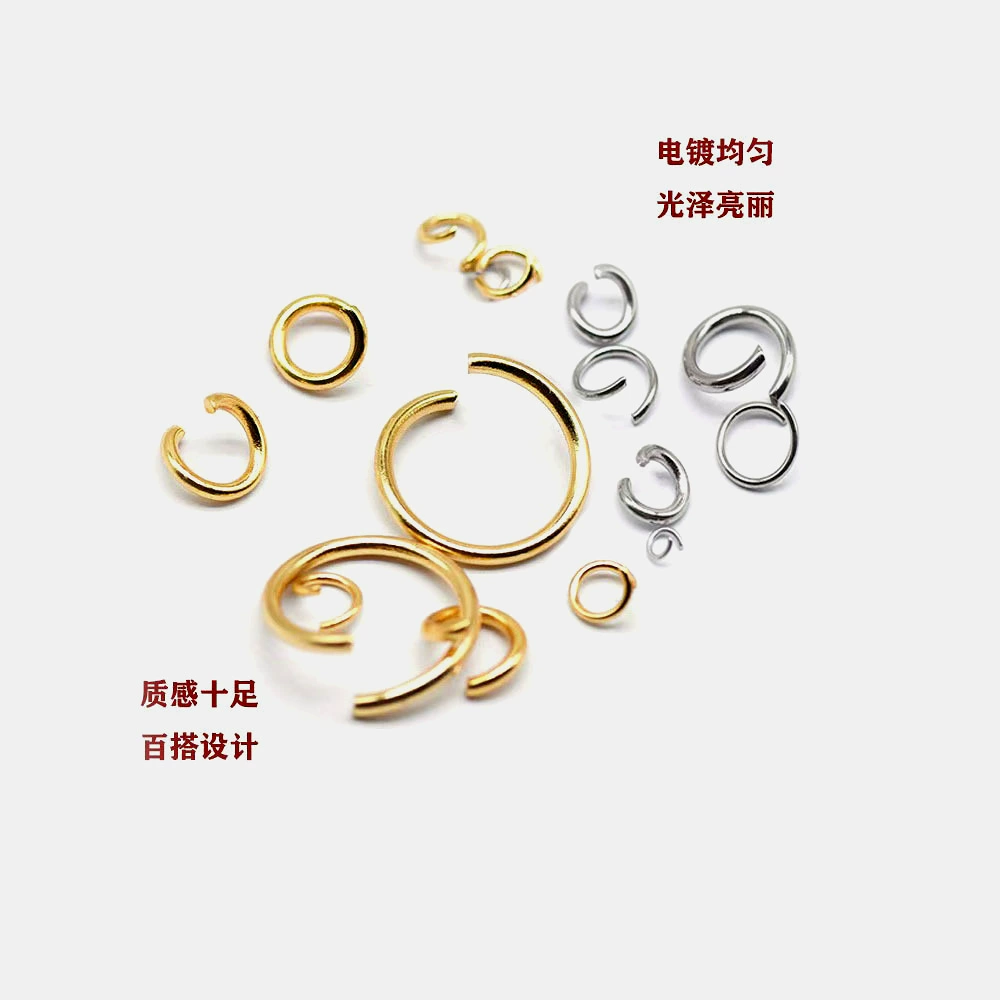 Спотовая нержавеющая сталь с одним кольцом 1.2mm открытый кольце ожерелье браслет соединительный круг Ocle проволока кольцо DIY бисероплетение аксессуары