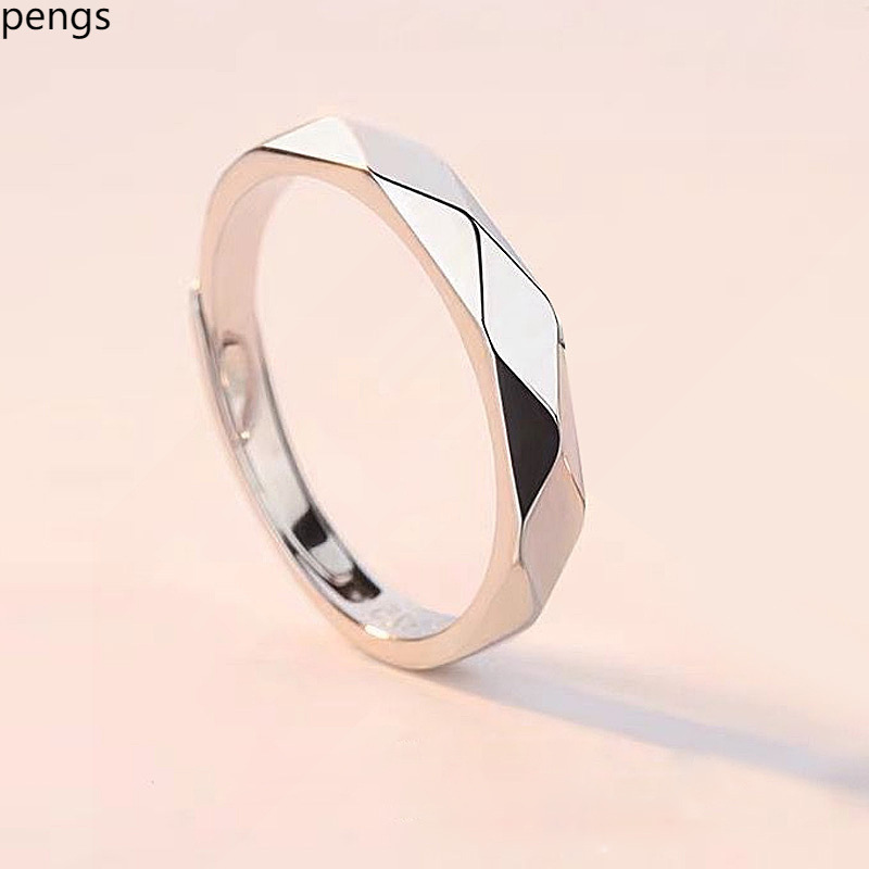 New t Sterling Silver Moissanite Couple Ring Pair Fake Ring Wedding Artificial Wedding Engagement Proposal Diamond Diamond