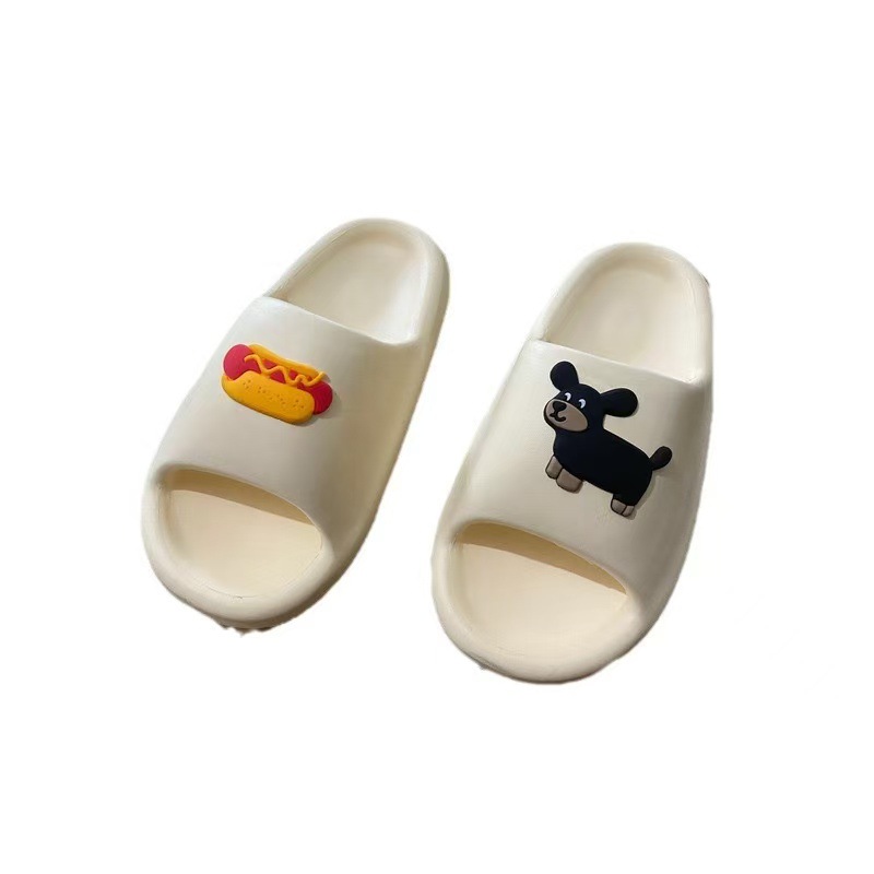 Celebridades de Internet lindas sandalias y pantuflas de mierda para hombres y mujeres baño de suela gruesa antideslizante hogar interior EVA verano ropa exterior pareja image 6