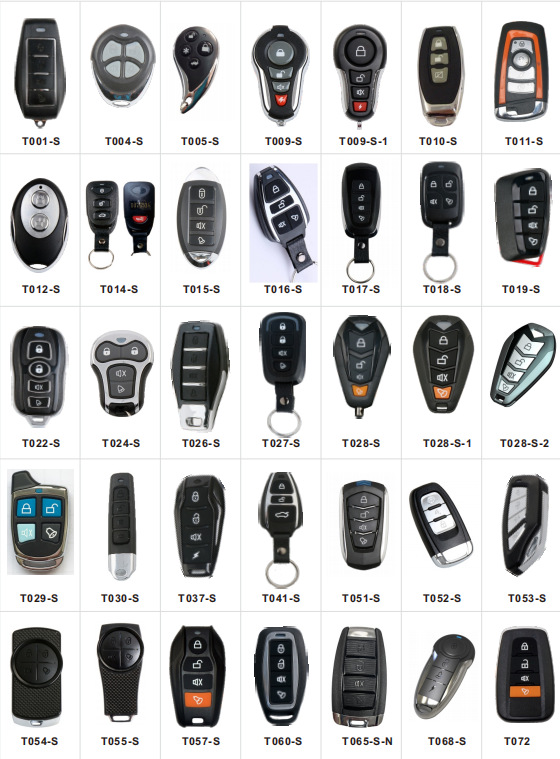 단일 원격 제어 열쇠가 없는 원격