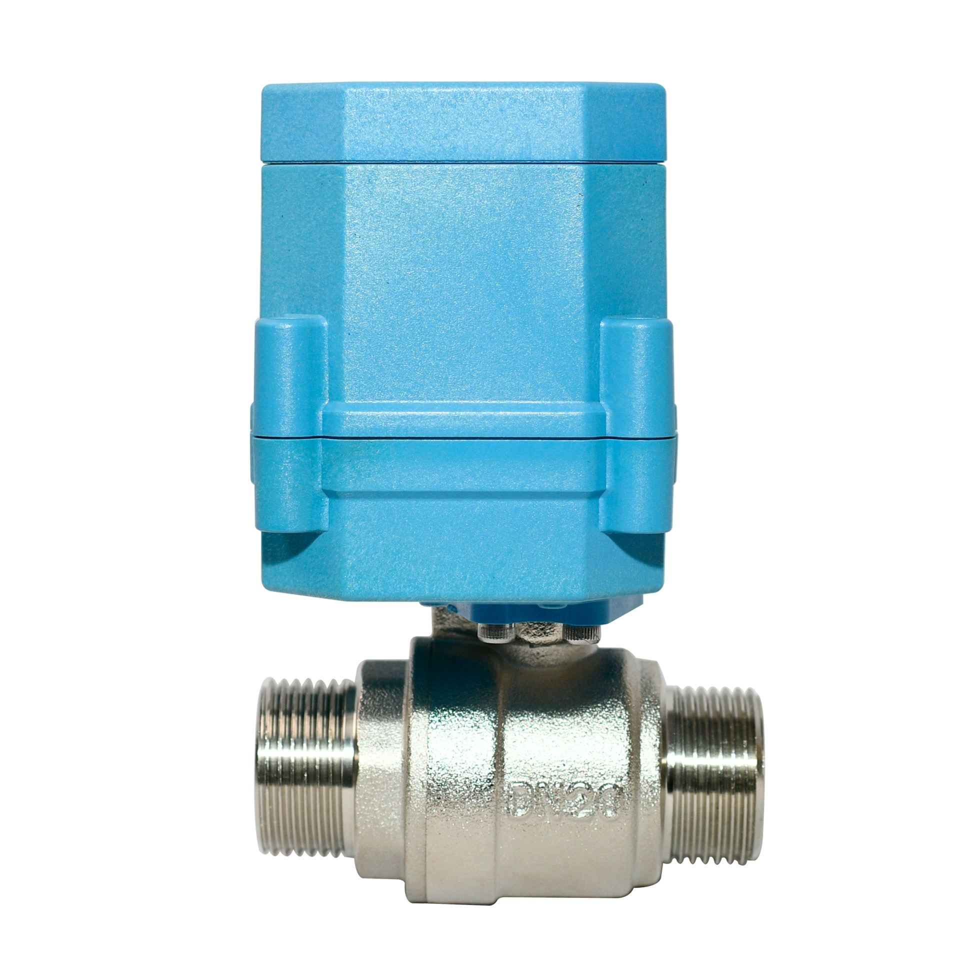 LORA маломощный микроумный клапан с дистанционным беспроводным управлением, тип батареи, медный никелированный клапан с наружной резьбой 15-20