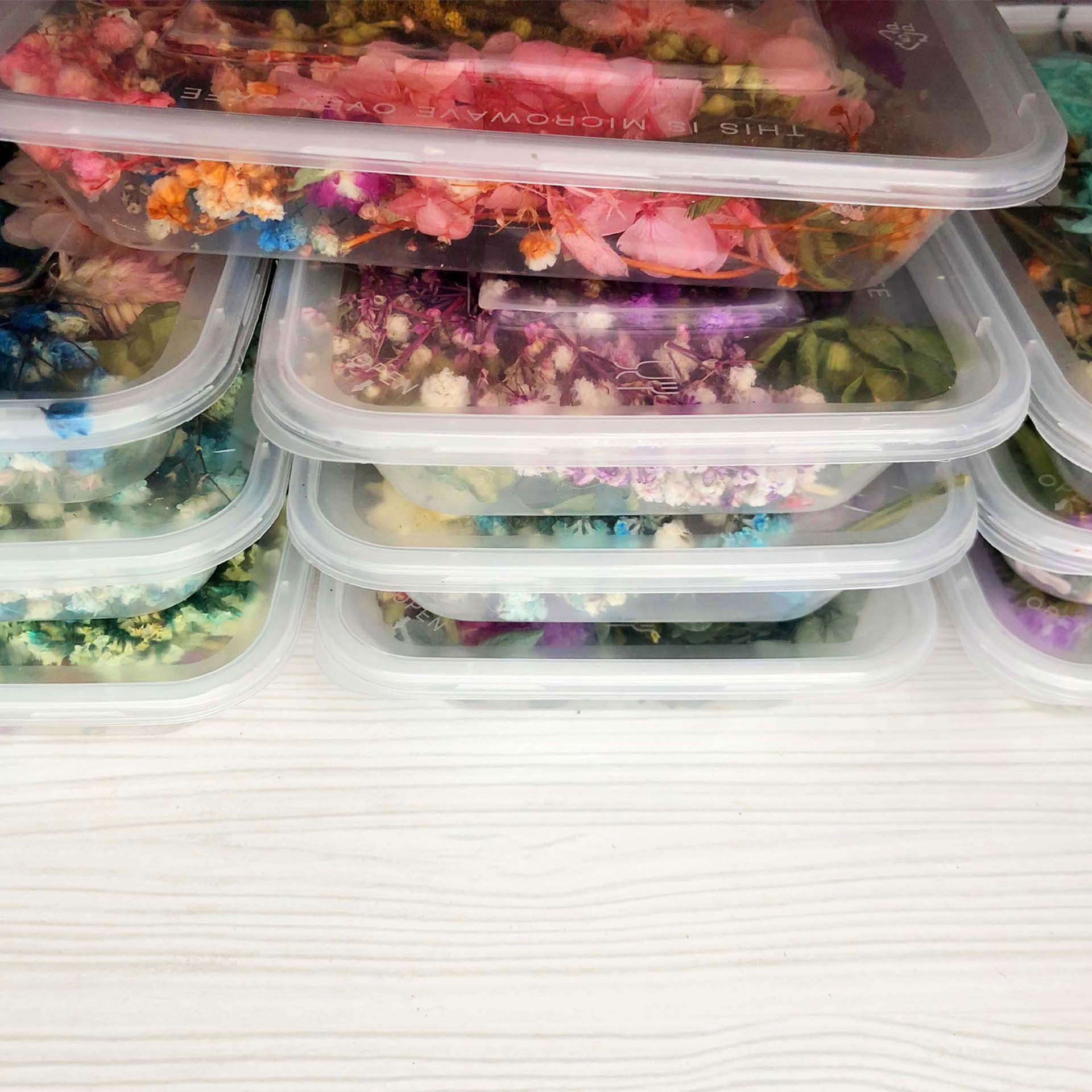 Velas de aromaterapia, flores flotantes, fabricantes de materiales de flores dispersos, flores inmortales, paquetes de materiales de flores secas, pegamento hecho a mano, bricolaje