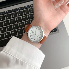 考试专用手表男款女款初中高中学生公务员静音简约中考高考石英表