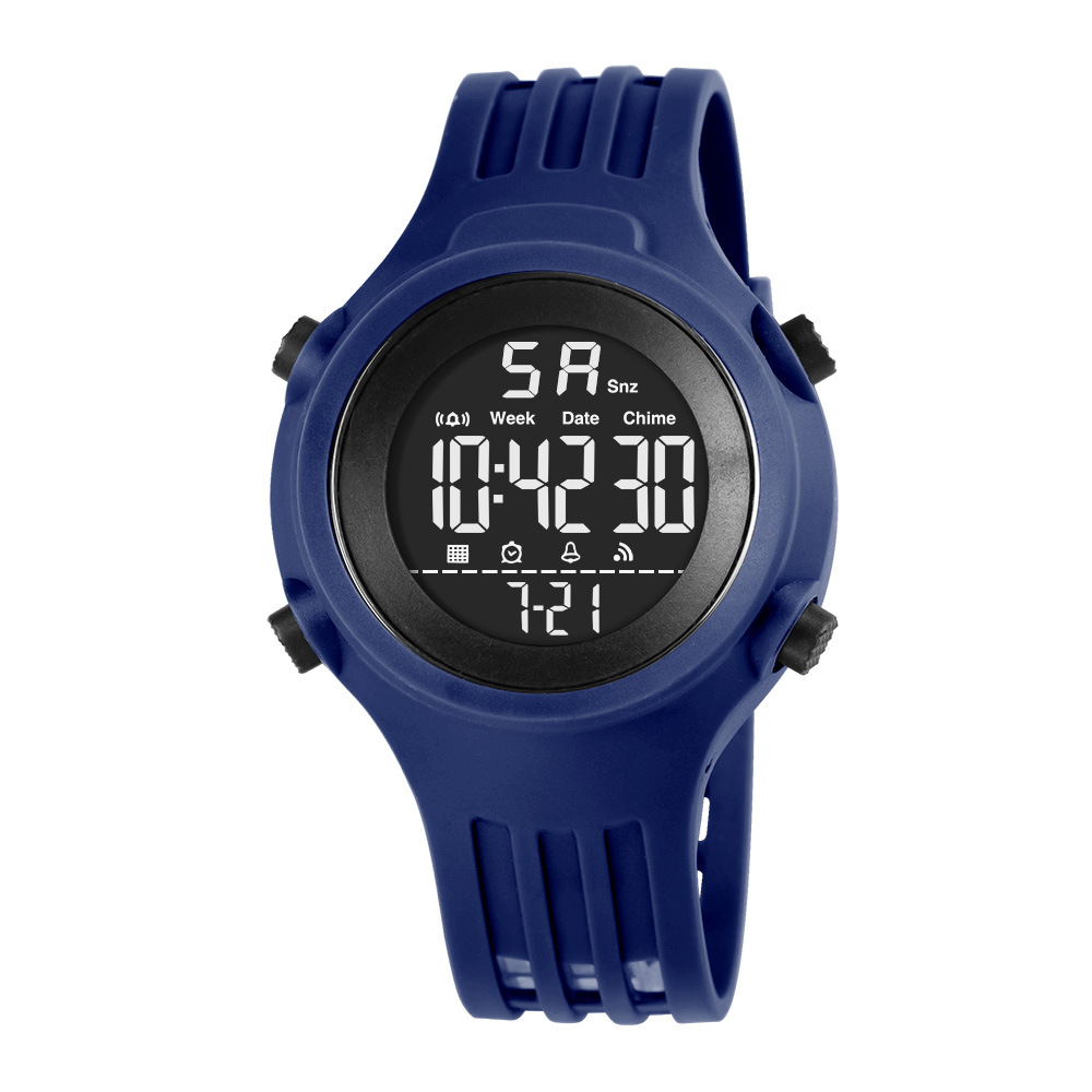 Tendencia de nuevos productos juveniles cronógrafo reloj electrónico estudiantes alarma de deportes al aire libre luz nocturna reloj electrónico al por mayor