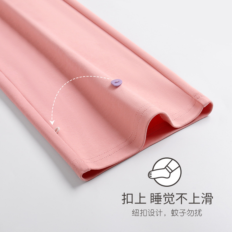 [Sensación suave] pijamas de pareja de primavera y otoño de las mujeres de algodón puro de manga larga ropa para el hogar de los hombres traje de mujer