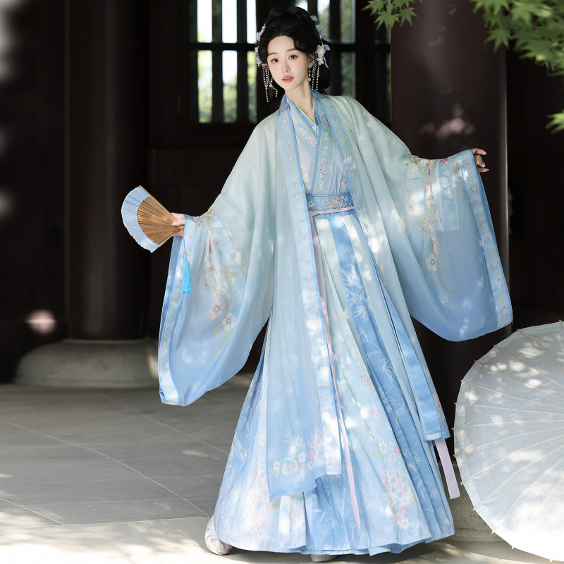 Authentic Original Hanfu for Women 2026 New Style with Large Sleeves, Wei and Jin Dynasty Style, Cool and Stylish Unisex Model for Summer Daily Wear