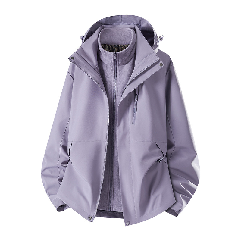 2026 chaqueta de asalto al aire libre 3 - en - 1 hombre y mujer chaqueta deportiva de capa suave chaqueta de montaña chaqueta impermeable