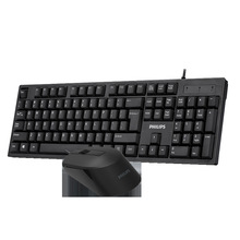 飞利浦SPT6234有线键盘鼠标套装一体机笔记本台机电脑商务usb键盘
