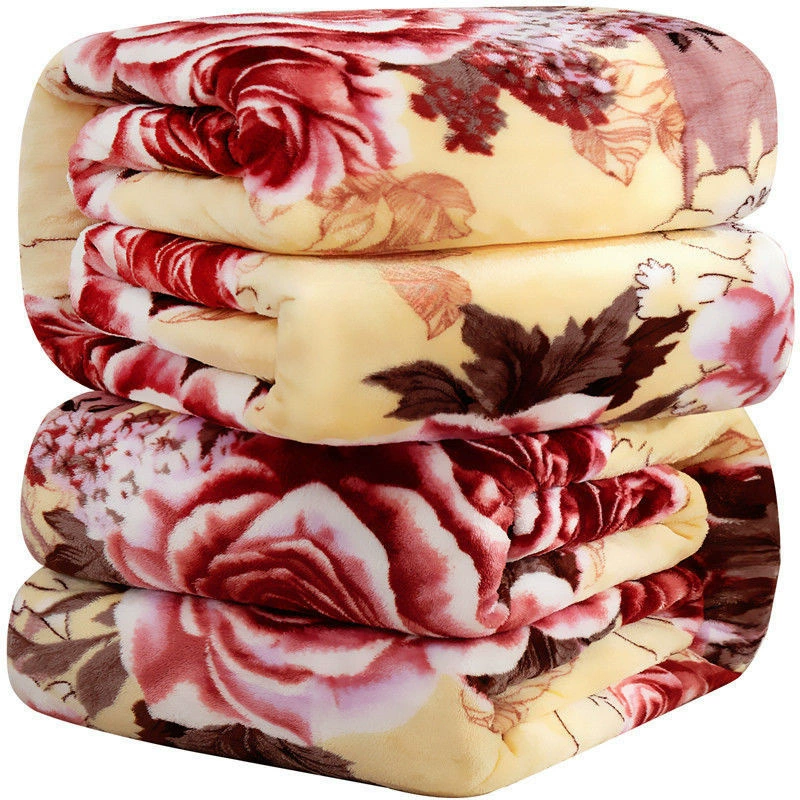 Осень и зима утолщенные одеяла Raschel одеяла Одноместные двойные студенческие одеяла для обедов, свадебные одеяла, кондиционеры, простыни