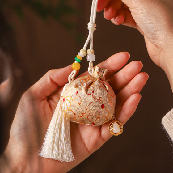 Dragon Boat Festival Sachet Carry-on Sachet Bag Embroidered Sachet Antique Hanfu Pouch Accessories Empty Bag Tassel Pendant