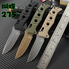 跨境热销蝴蝶2750折叠刀 G10手柄折刀野外露营高硬度锋利防身小刀