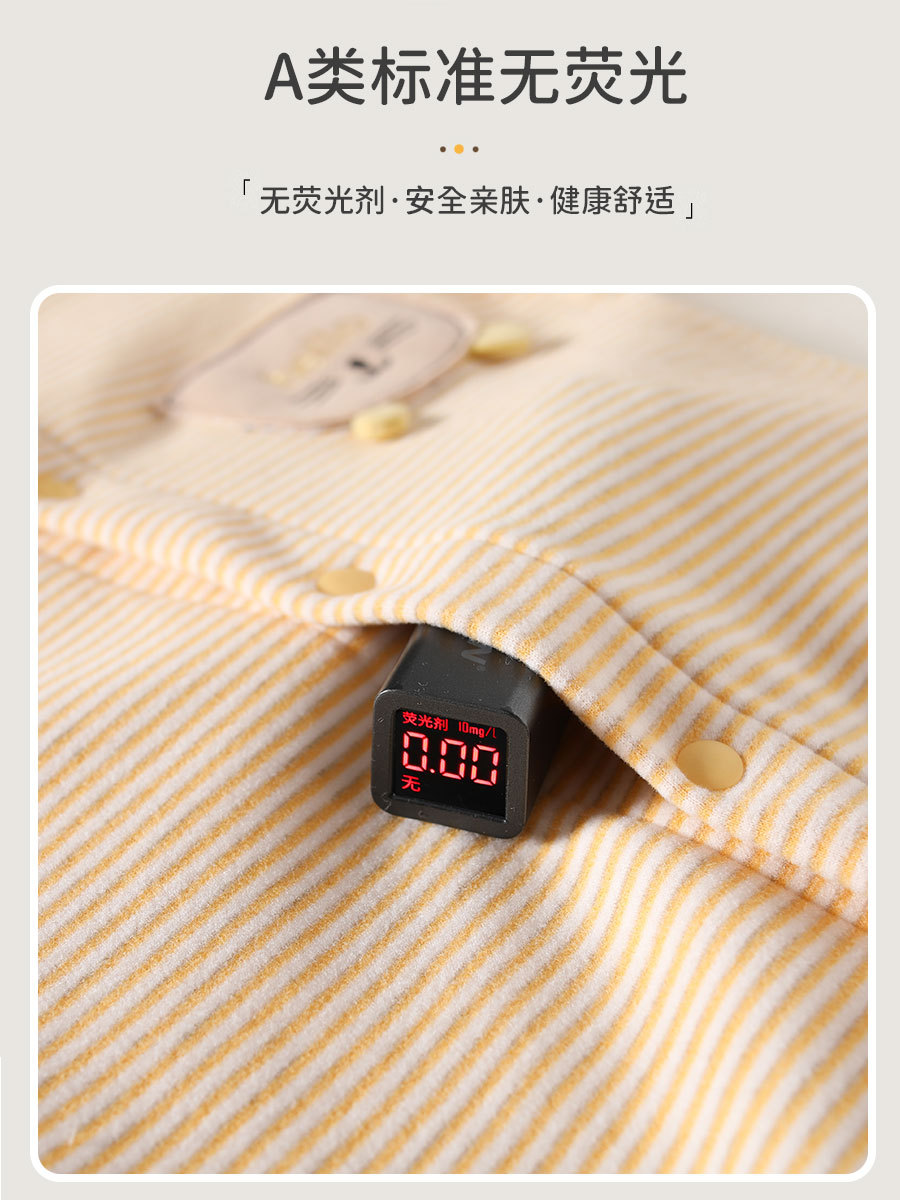 Baby velvet stand collar high waist warm split suit spring autumn clothes long pants children's underwear suit children's clothes