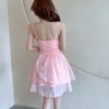 Design sense of suspender bottomed dress