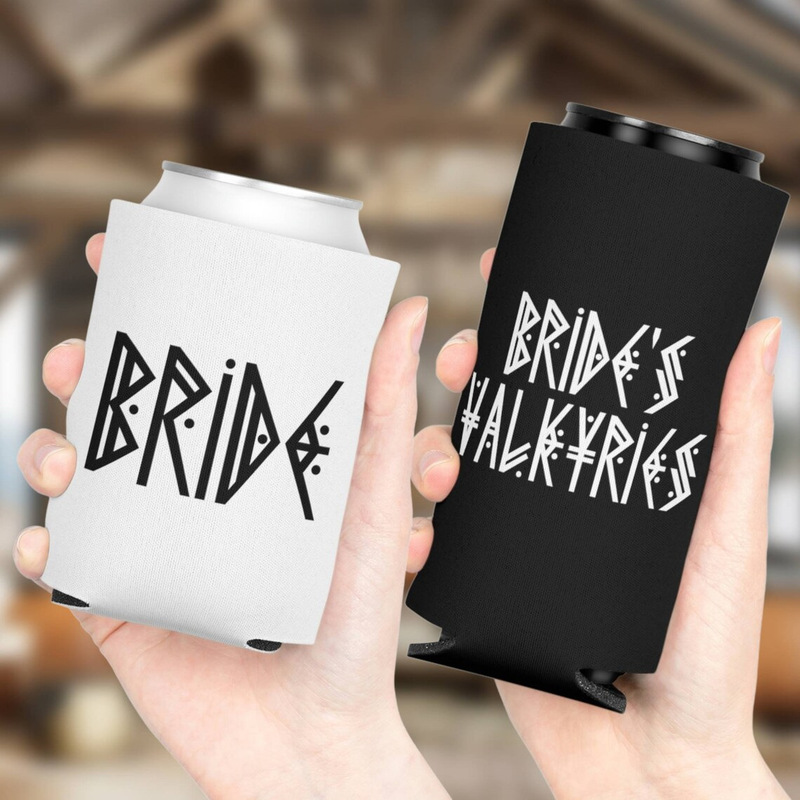 Amazon cross-border bride and birde's Viking black and white long and short cup set wedding bride bachelor party Amazon cross-border bride and birde's Viking black and white long and short cup set wedding bride bachelor party