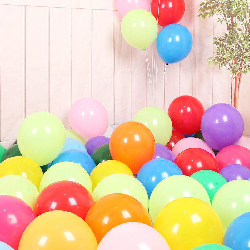 UN.UW12寸亚光气球婚庆批发对了牌厂家结婚生日装饰布置商