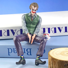 道化師DCヒースレジェ美漫暗黒騎士道化師自殺小隊のフィギュアJoker置物車の屋根の人形