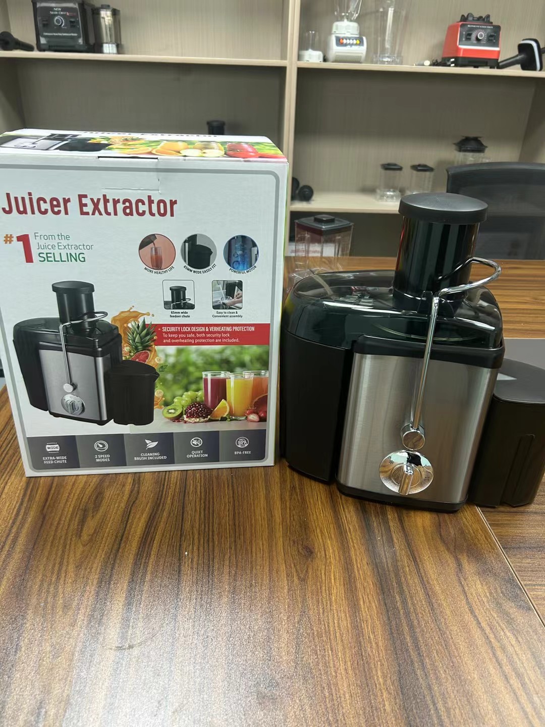Exprimidor eléctrico centrífugo transfronterizo, multifuncional para hogar, separa pulpa y jugo de frutas y verduras