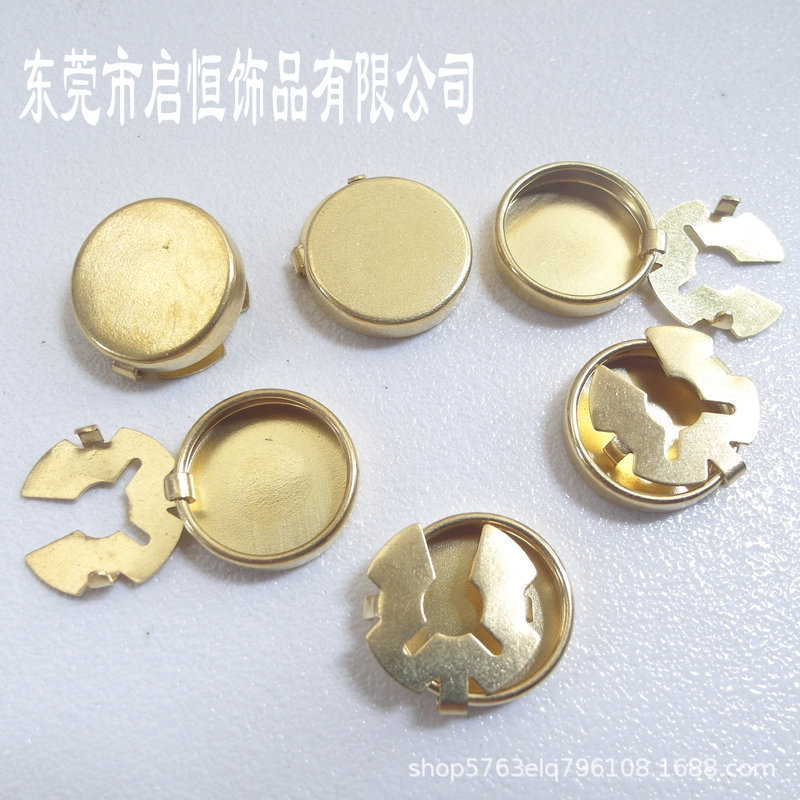 跨境button cover clasp现货衬衫钮扣扣套毛坯简约乌龟扣套配饰|undefined