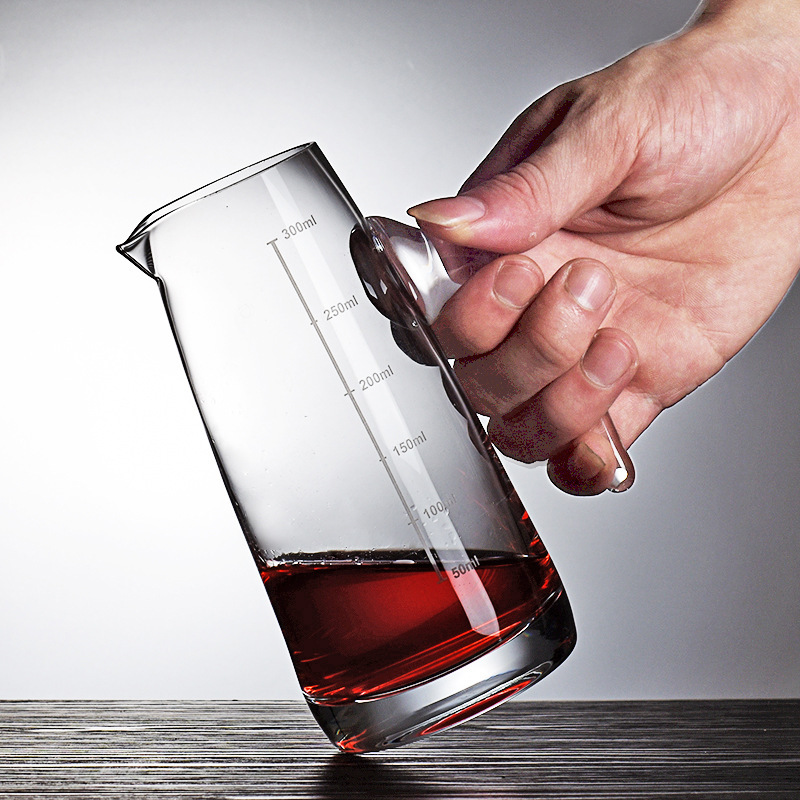 Divisor de vino blanco de vidrio grueso, jarra de vino, olla pequeña para uso doméstico, vino extranjero, vino tinto, decantador de vino, 500ml