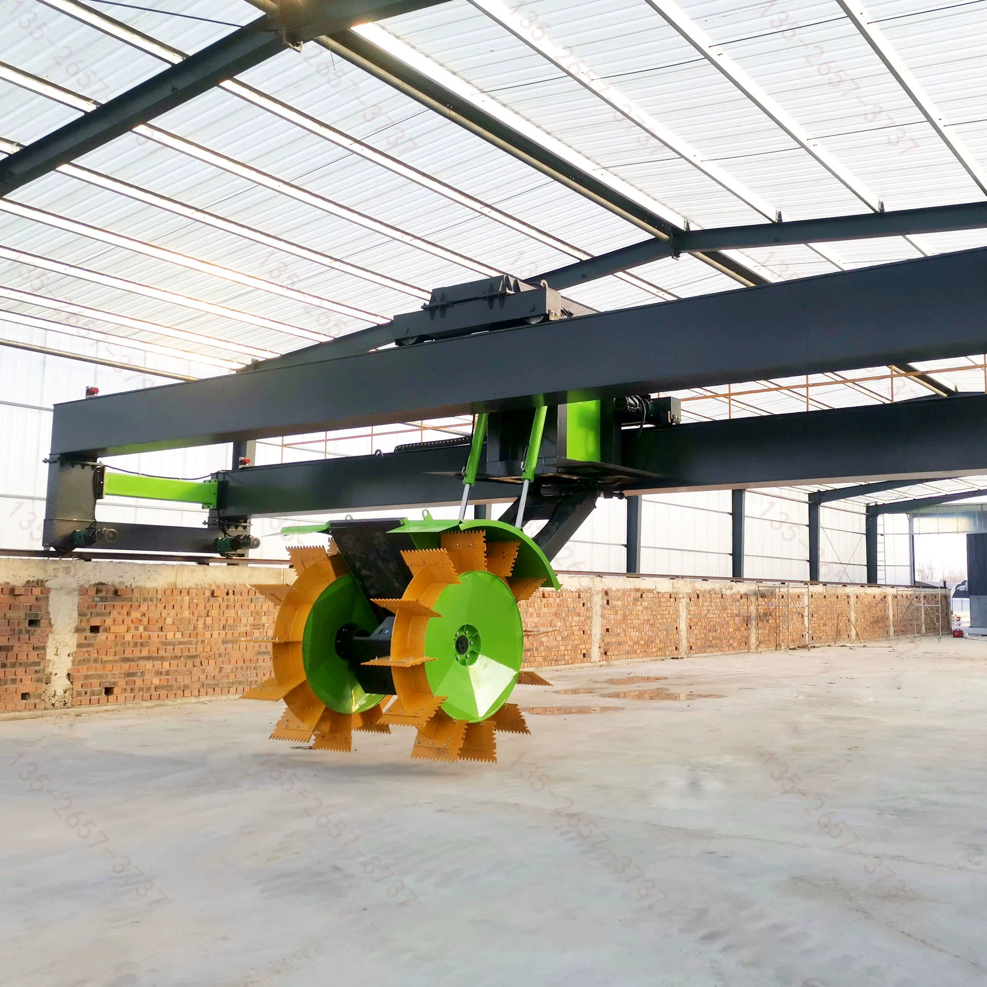 Производственная линия для производства органических удобрений.