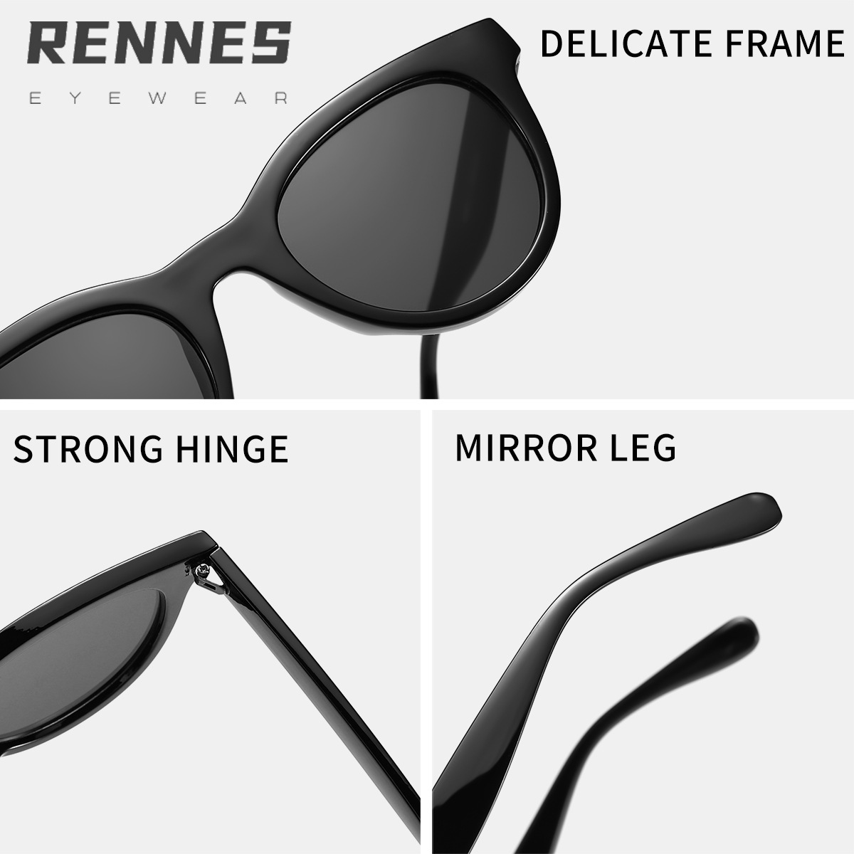 Nuevas gafas de sol de moda coreanas redondas transfronterizas