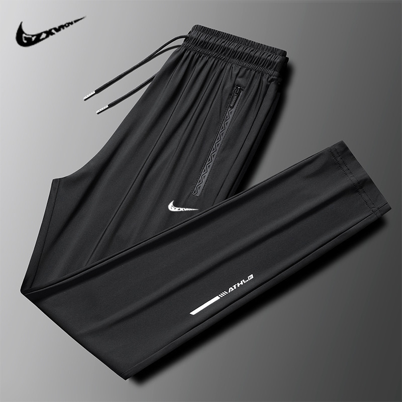 Large Size Sports Pants for Men, New Summer Style, Loose, Breathable, Quick-Drying Casual Pants for Men, Outdoor Thin Elastic Ice Silk Pants Large Size Sports Pants for Men, New Summer Style, Loose, Breathable, Quick-Drying Casual Pants for Men, Outdoor Thin Elastic Ice Silk Pants