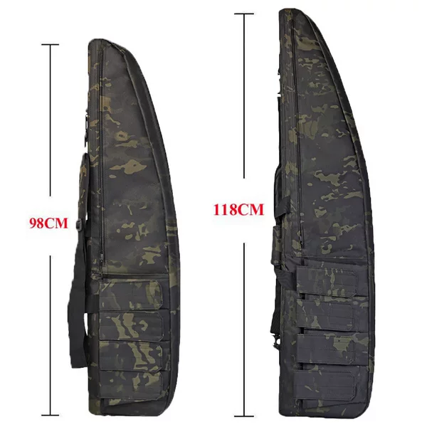 Multi-functional 1 m oblique mouth bag outdoor camouflage military fan CS gun bag 120cm egg cotton bag fishing bag fishing gear bag