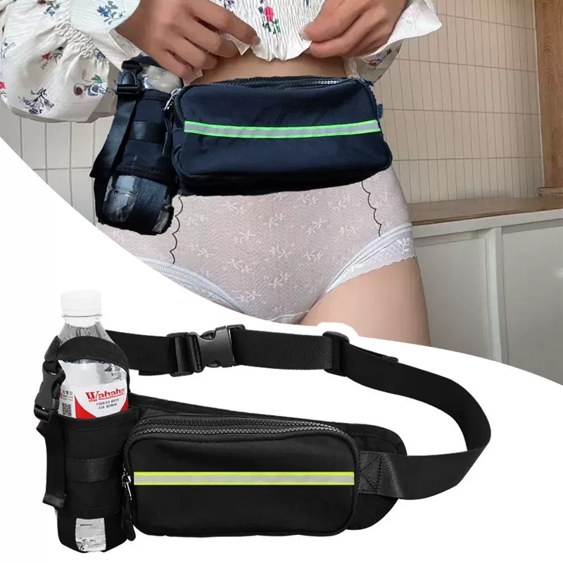 新款户外运动腰包放手机水壶登山跑步马拉松贴身腰包淘宝小包代发