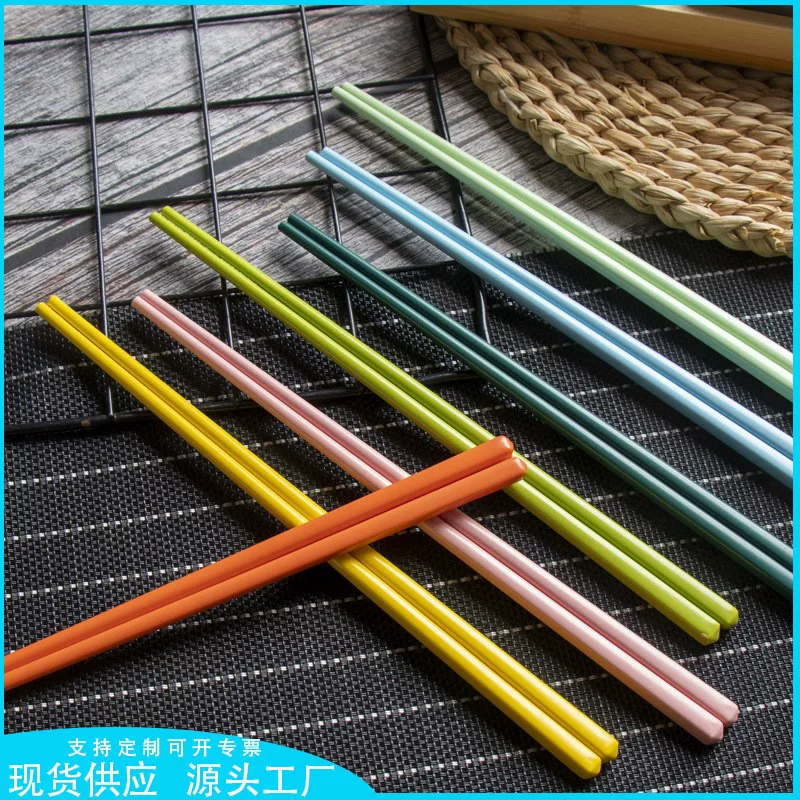 Ceramic chopsticks for home use, hygienic set for adults, tableware, Nordic style
