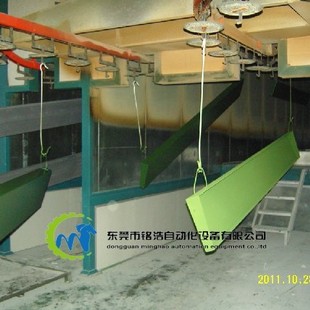 Supply pre-treatment powder spraying cabinet powder room reciprocating machine and other full-automatic powder spraying line