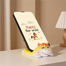 柏福顺生肖马年手机支架懒人追剧神器办公室摆件商务年会礼品