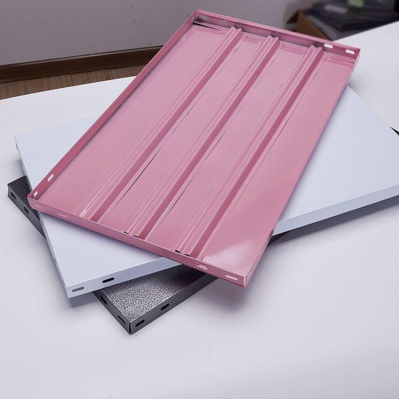 新款货架加厚角钢板货架板仓储置物鞋架铁板隔板角钢层板垫板