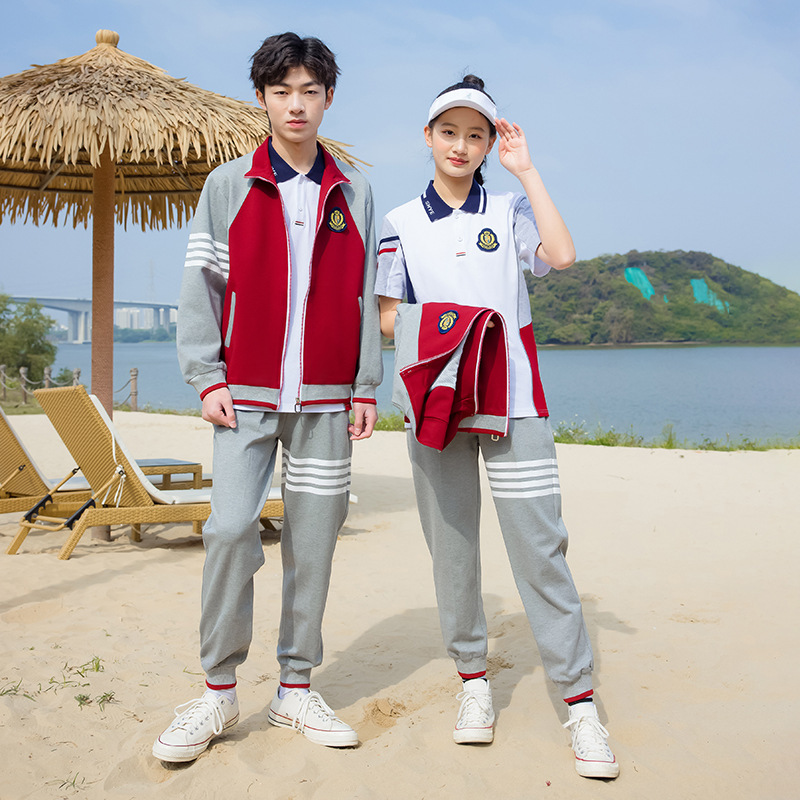 小學生運動服校服學院風夏季兒童運動會套裝春秋裝幼兒園園服園新