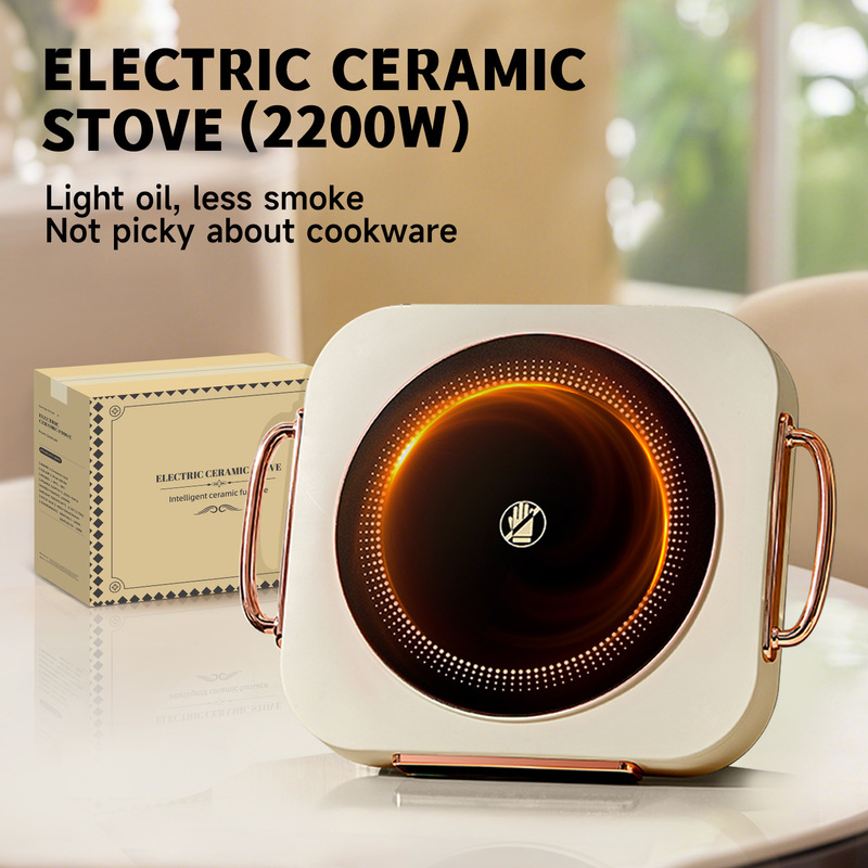 Cross-Border Export Induction Cooker, Small Household Electric Tea Stove, Electric Ceramic Stove for Tea Brewing