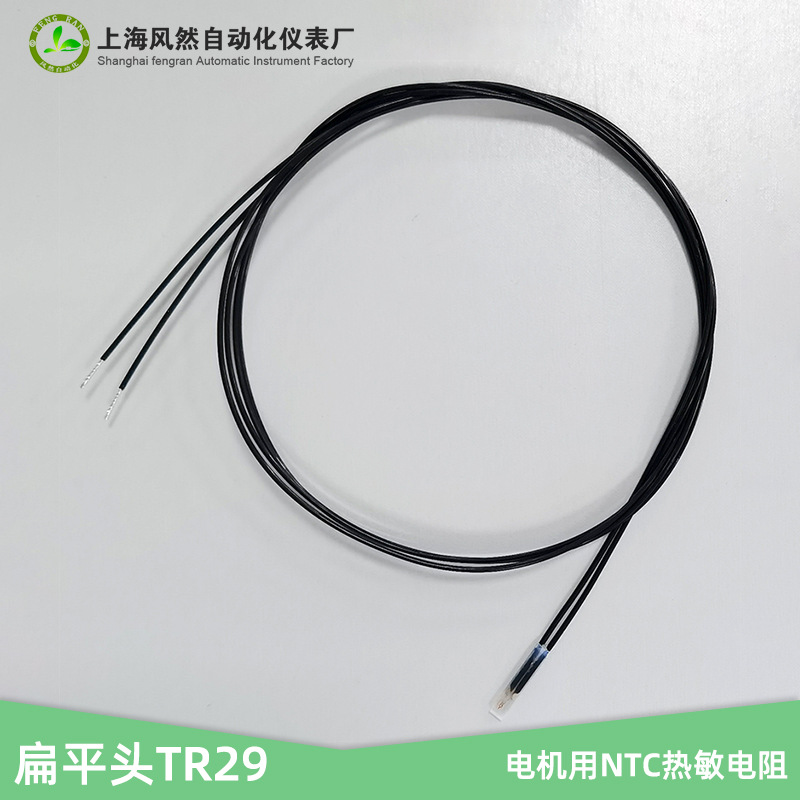 方头TR29NTC热敏电阻单头玻封pps防腐温度探头电机10K温度传感器