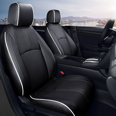 Car Seat Cushion, Wear-Resistant | Modelə uyğun (Original) oturacaq örtükləri - black-and-white-standard-edition-16-21-exex-llxsprottouring