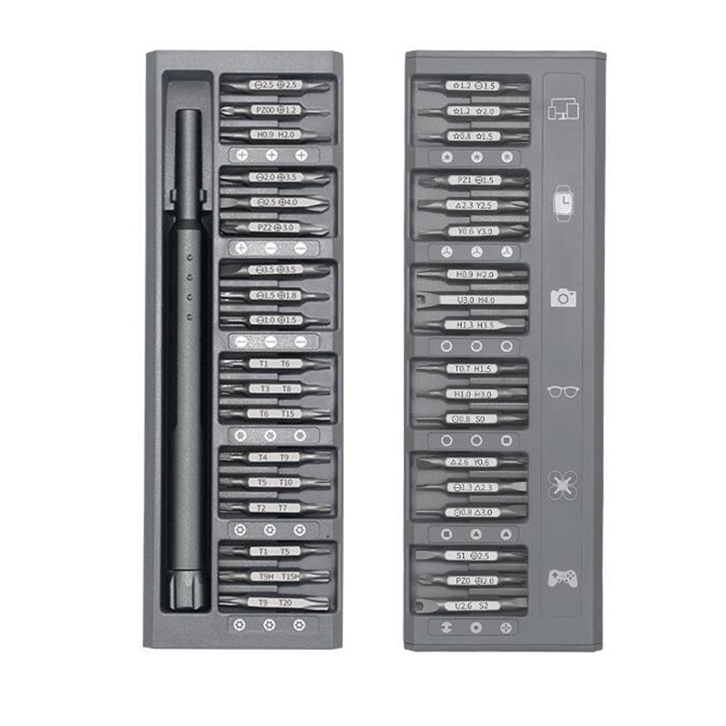 36合一手机眼镜电脑平板拆机工具 双头批咀螺丝刀 两用起子套装