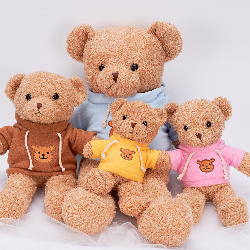 Sudadera de oso de peluche, suéter de oso, almohada de oso, muñeco de oso de peluche, juguete de peluche, logotipo de transferencia térmica