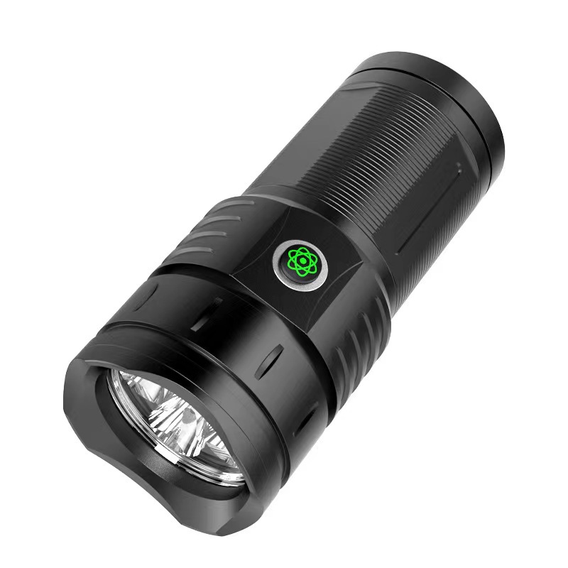 Vino detector linterna al aire libre Super brillante pequeña pistola de acero linterna fuerte luz de alta potencia patrulla reflector 5 P50 mecha