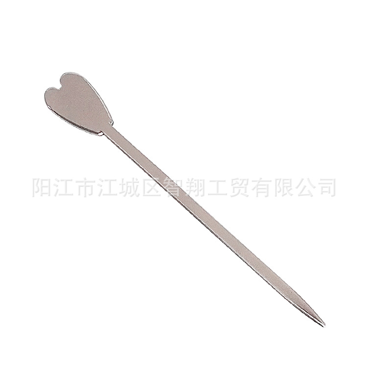 Palillos creativos de acero inoxidable 304 para frutas, palillos para cócteles, tenedores para frutas, accesorios para vino, agujas decorativas, agujas para aceitunas, agujas para cócteles