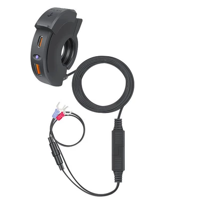 Motorcycle Charger, Type-C Model, Motosiklet ləvazimatları və aksesuarları - ultra-thin-semicircular-indicator-light-qcpd