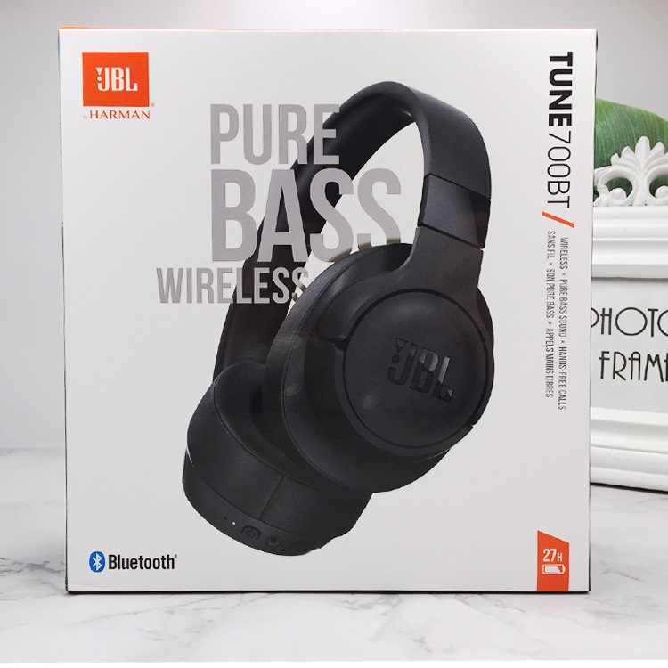 Jbl Tune700Bt Head-Mounted Wireless Bluetooth Headphones Portable Music Sports Headset T700Bt Suitable for