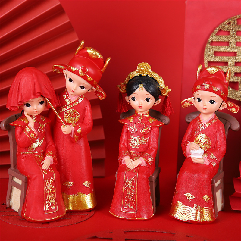 2022 Festive Chinese Celebration Souvenirs for Groom and Bride, Good Harmony Crafts, New Year Decoration Gifts