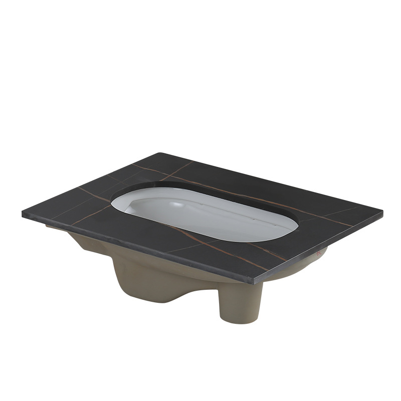Placa de roca del hogar en cuclillas pan desodorante antideslizante en cuclillas pozo de cerámica urinario inodoro en cuclillas inodoro tanque de lavado traje de baño