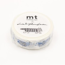 MT ×Lisa Larson和纸胶带手绘蓝鸟MTLISA08 日本进口正品胶带