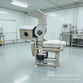 工业梨破碎榨汁机商用苹果梨挤汁机大型生姜菠萝凤梨螺旋压汁机