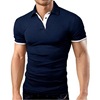 Summer new men's casual short-sleeved polo shirt