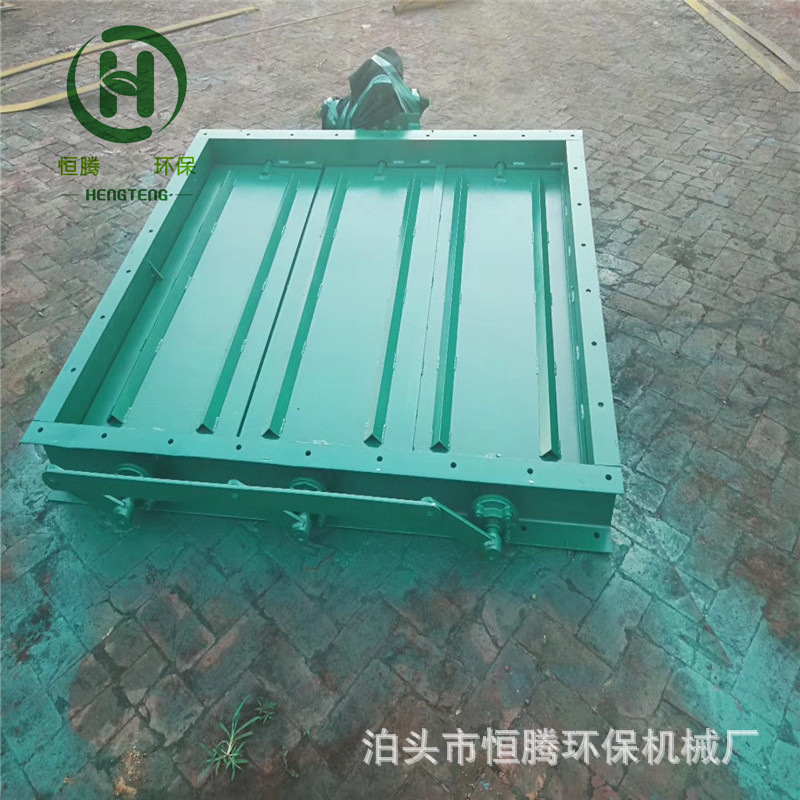 手动通风碟阀手柄蜗轮传动装置风阀除尘风道烟道风门冷风阀400型